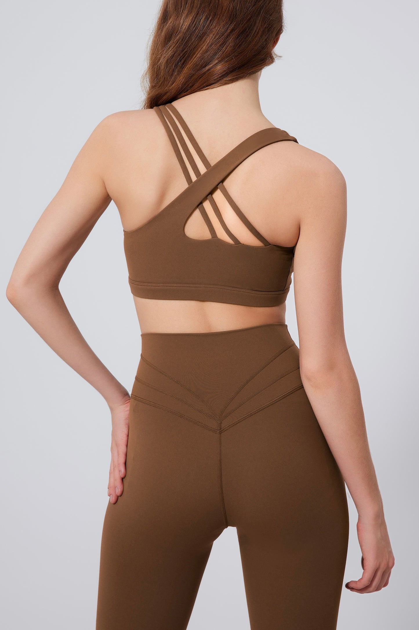 High-strength anti-vibration Yoga Bra&Wide-leggings Set