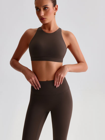 iTOUCH Crossover High-waisted Bra & Legging Set Firming & Shaping-body