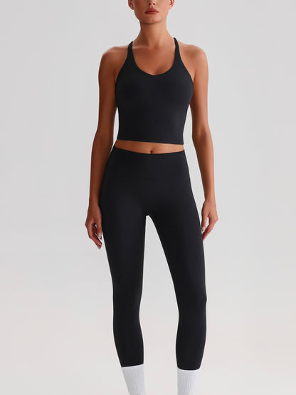 iTOUCH crossover colorful Tank Top & Legging Set