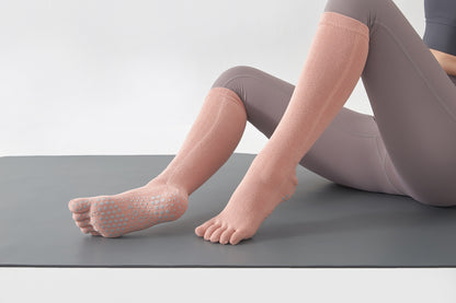 Five Finger Non-Slip Yoga Calf Socks