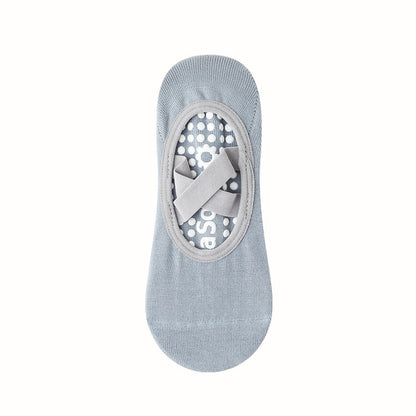 Summer Non-Slip Stretch Crossover Yoga Boat Socks