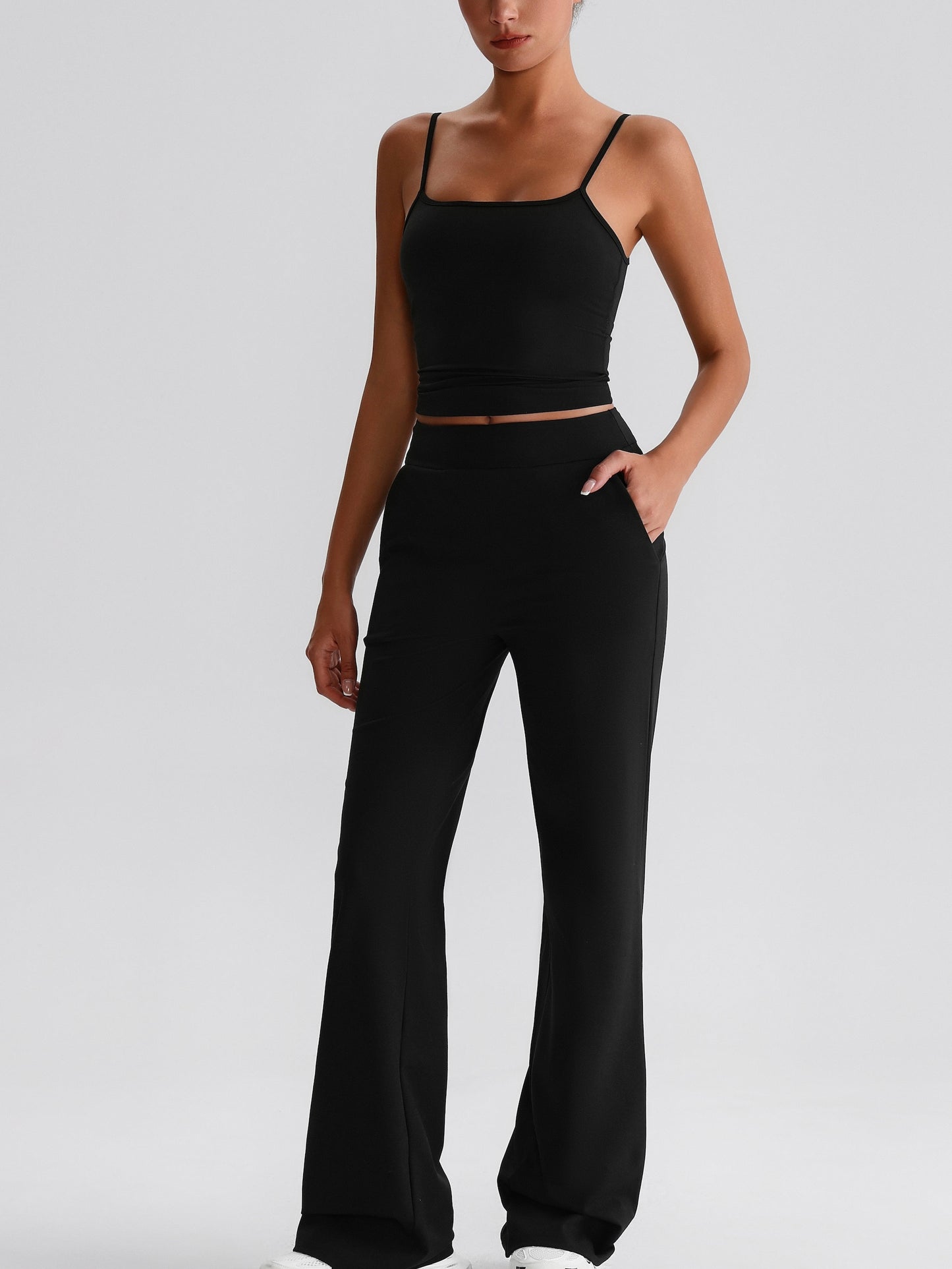 iTOUCH Daily-chill Yoga Singlet & Wide-legging Set