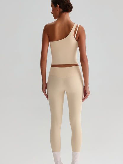 iTOUCH Sloping Shoulder Bra & Legging Set Flexible