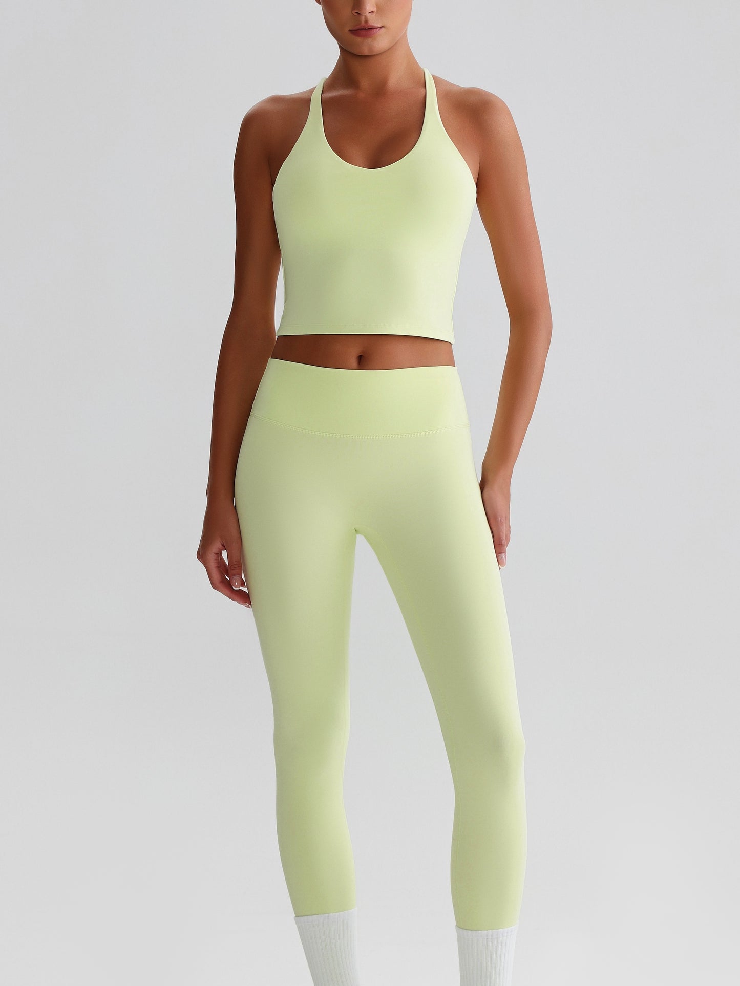 iTOUCH crossover colorful Tank Top & Legging Set