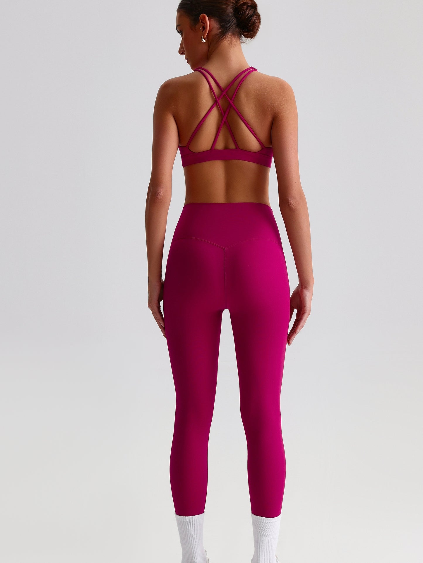 iTOUCH Crossover High-waisted Bra & Legging Set Firming & Shaping-body