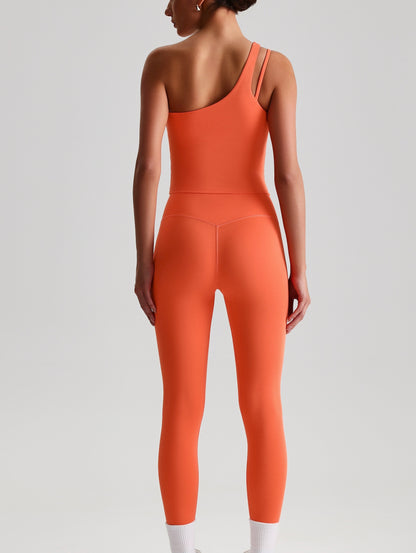 iTOUCH Sloping Shoulder Bra & Legging Set Flexible