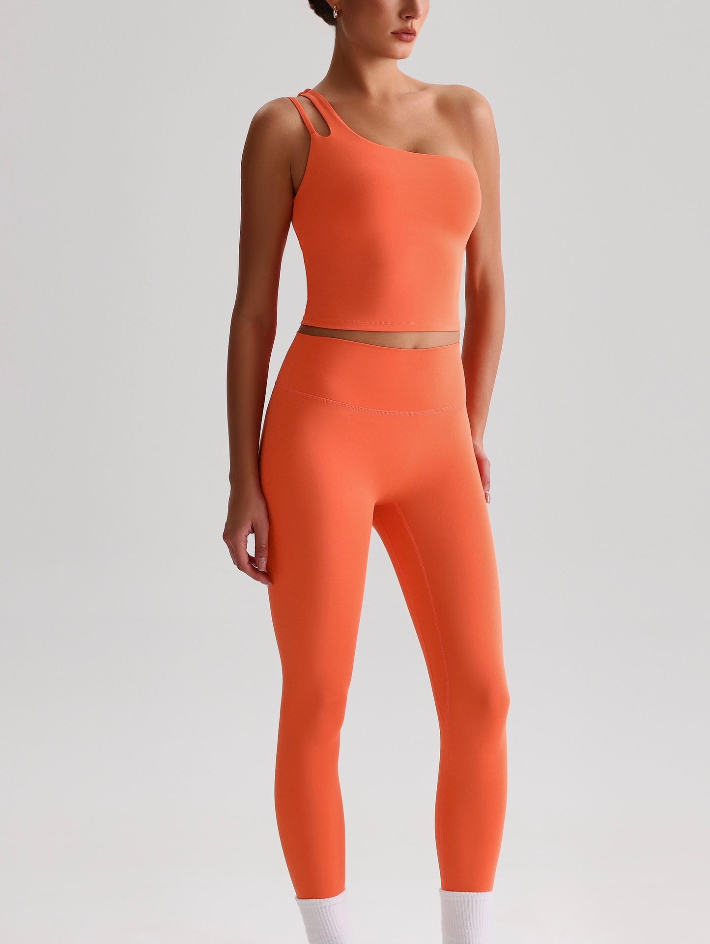 iTOUCH Sloping Shoulder Bra & Legging Set Flexible
