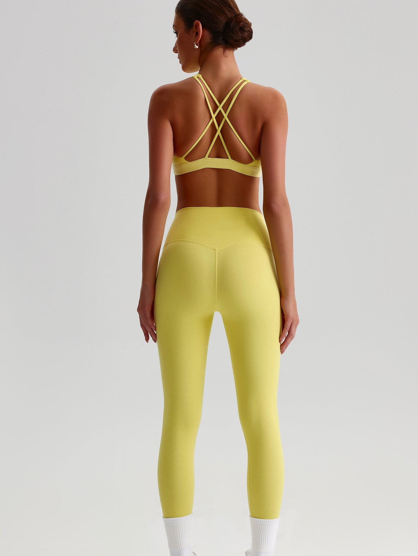 iTOUCH Crossover High-waisted Bra & Legging Set Firming & Shaping-body