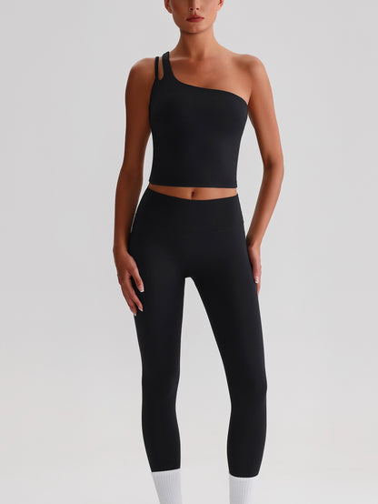 iTOUCH Sloping Shoulder Bra & Legging Set Flexible