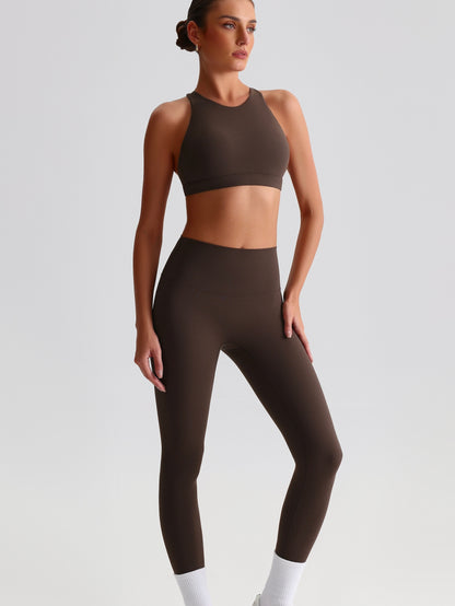 iTOUCH Crossover High-waisted Bra & Legging Set Firming & Shaping-body