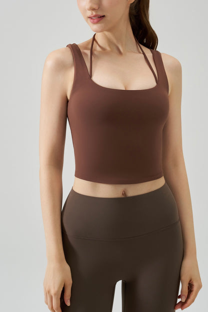 Cool Feeling Soft Padded Yoga Bra Top