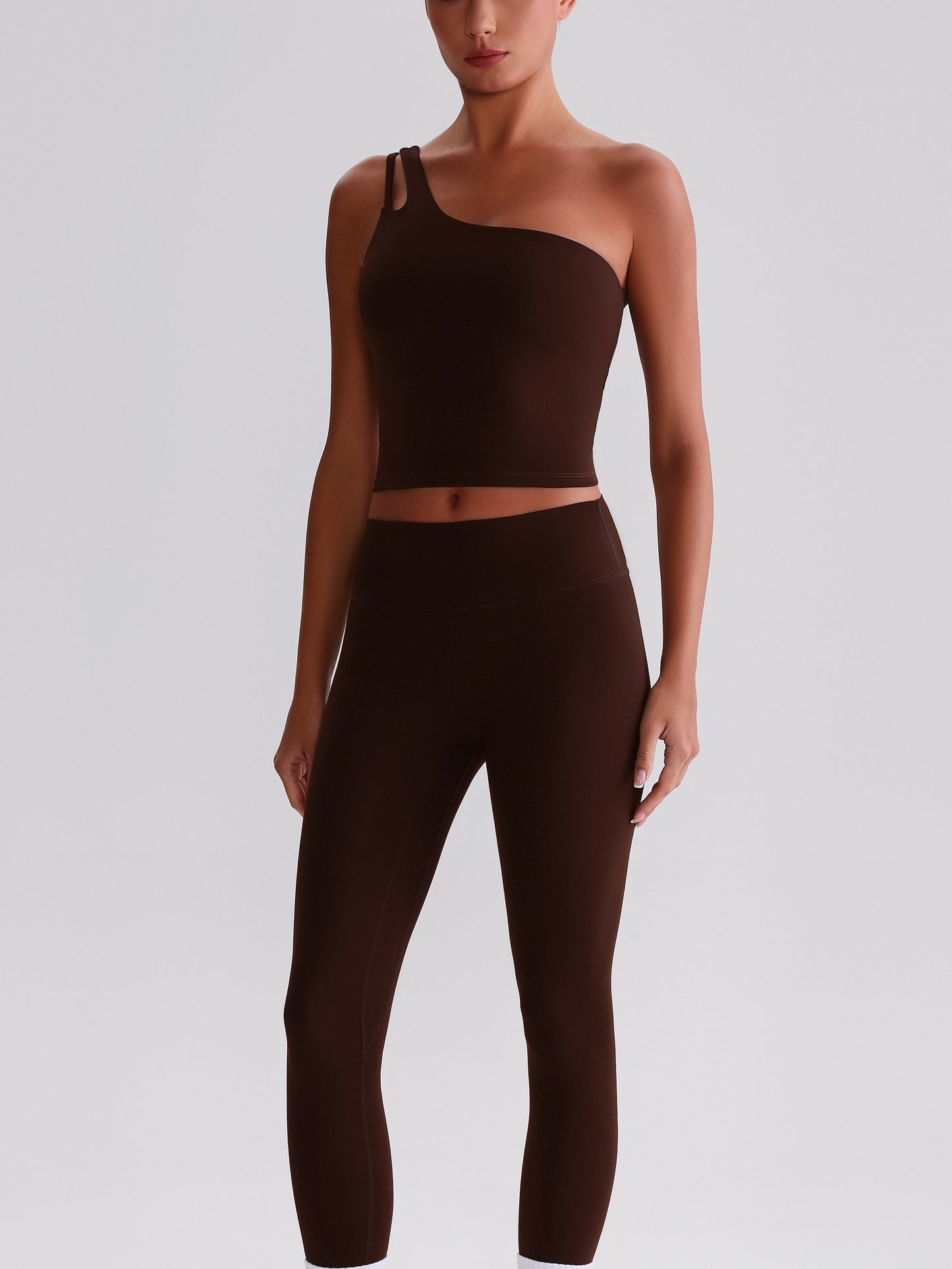 iTOUCH Sloping Shoulder Bra & Legging Set Flexible
