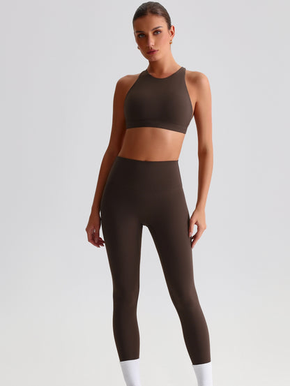 iTOUCH Crossover High-waisted Bra & Legging Set Firming & Shaping-body
