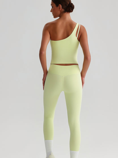 iTOUCH Sloping Shoulder Bra & Legging Set Flexible