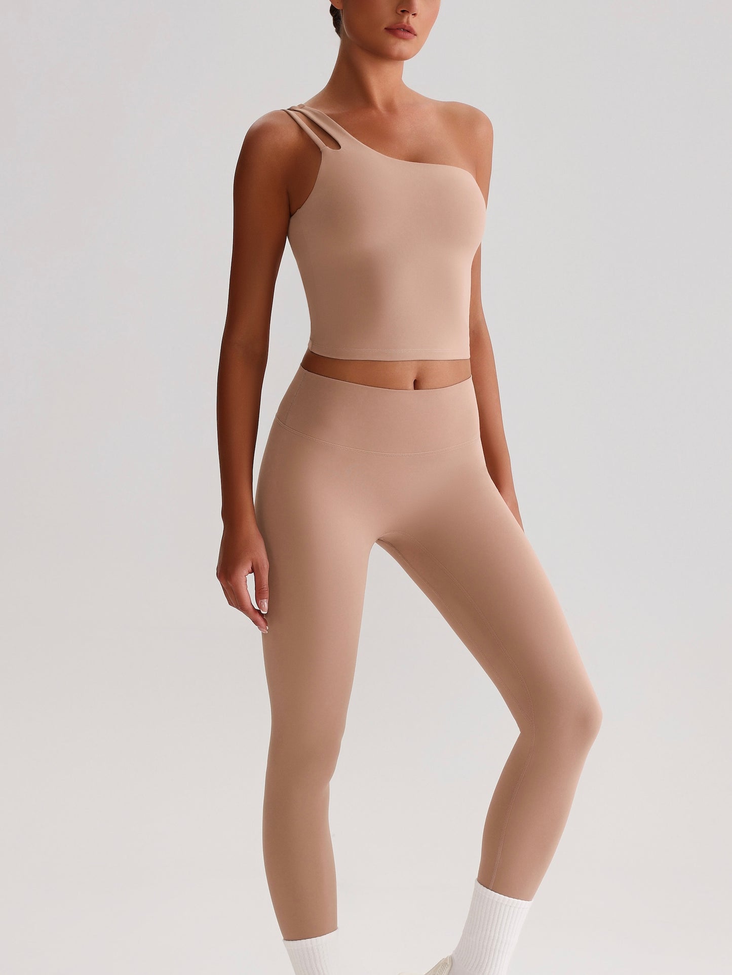 iTOUCH Sloping Shoulder Bra & Legging Set Flexible