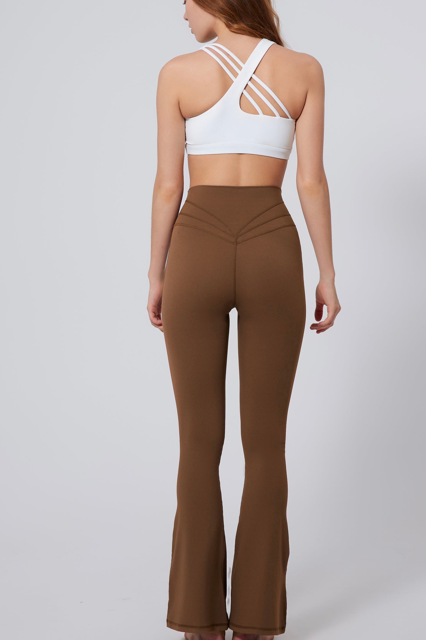 High-strength anti-vibration Yoga Bra&Wide-leggings Set