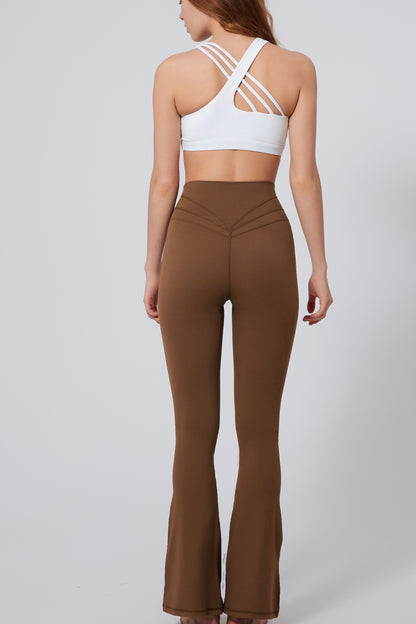High-strength anti-vibration Yoga Bra&Wide-leggings Set