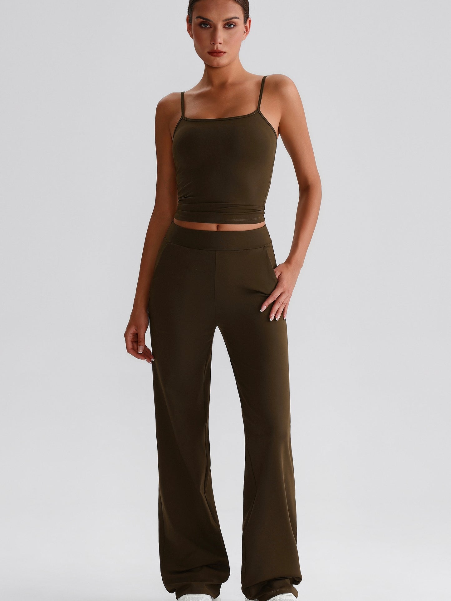 iTOUCH Daily-chill Yoga Singlet & Wide-legging Set