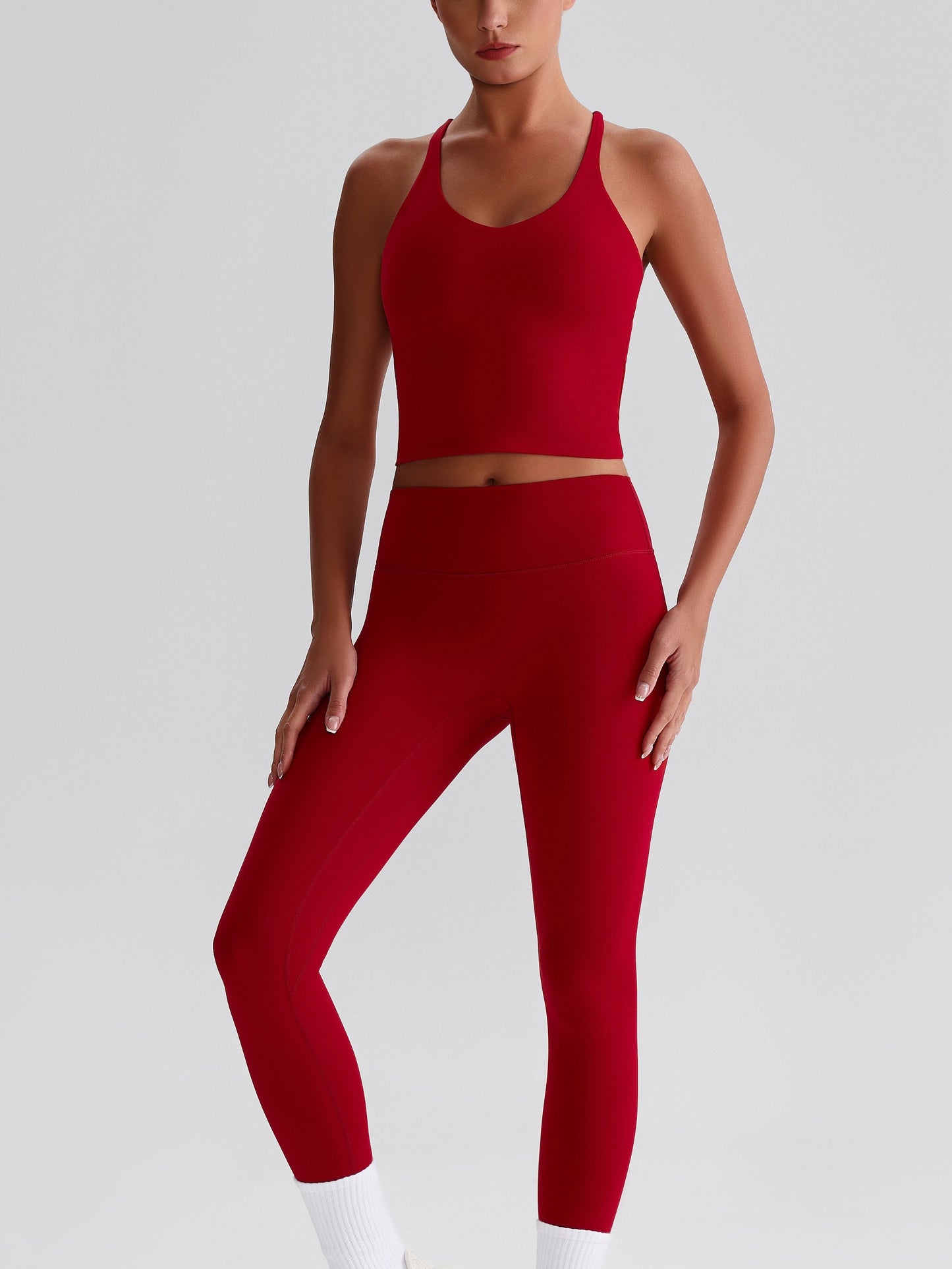 iTOUCH crossover colorful Tank Top & Legging Set