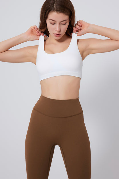 High-strength anti-vibration Yoga Bra&Wide-leggings Set