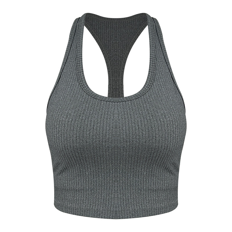 Chill Hemp Gray Yoga Drawstring Bra&Shorts Set