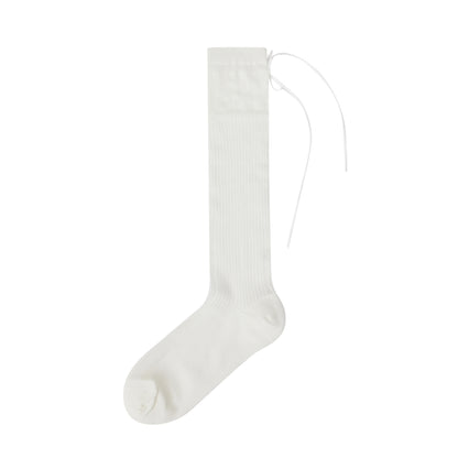 Court Sweetheart Ballet Style Bow Tie Lace Calf Socks Tennis&Pickleball