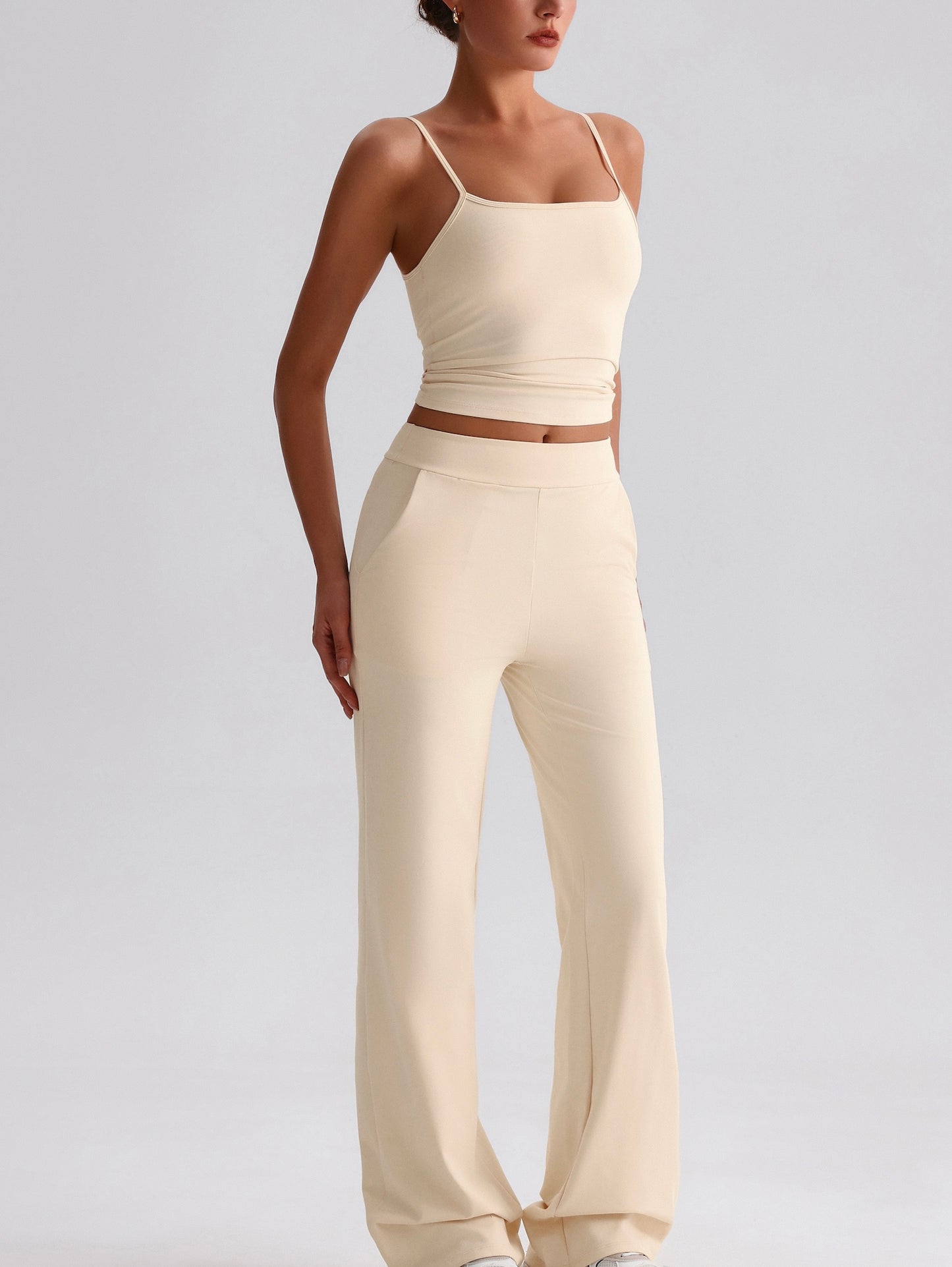 iTOUCH Daily-chill Yoga Singlet & Wide-legging Set