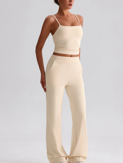 iTOUCH Daily-chill Yoga Singlet & Wide-legging Set