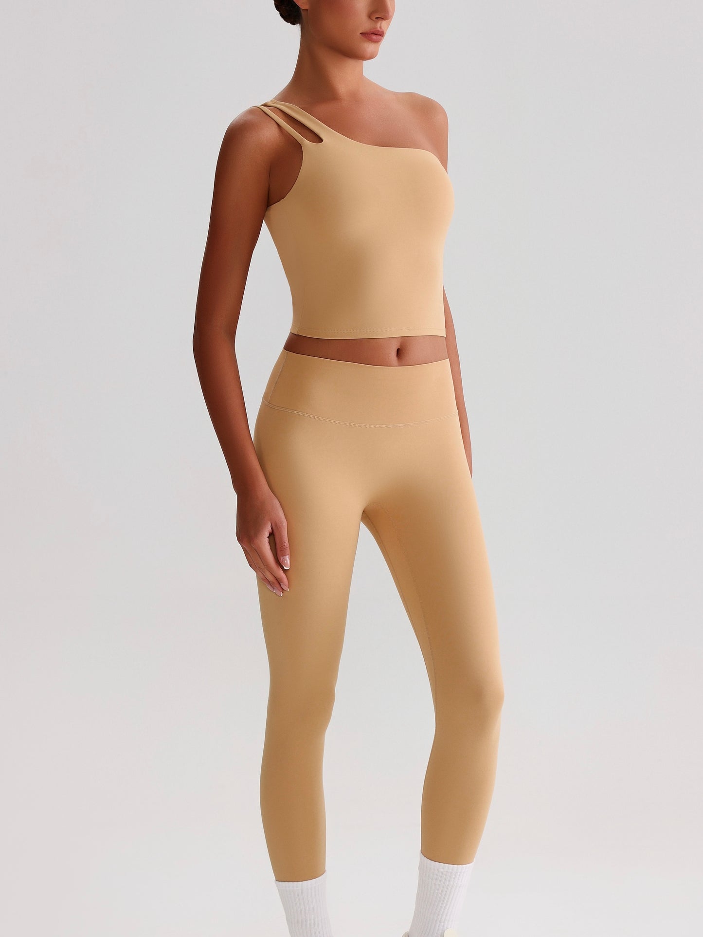 iTOUCH Sloping Shoulder Bra & Legging Set Flexible