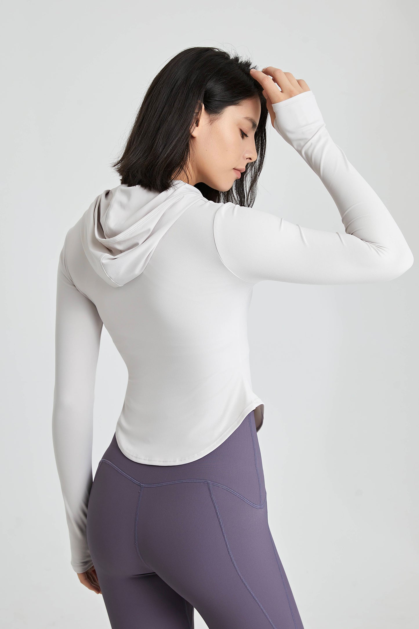 Half-Zip Hoodie High Stretch Bare Feeling