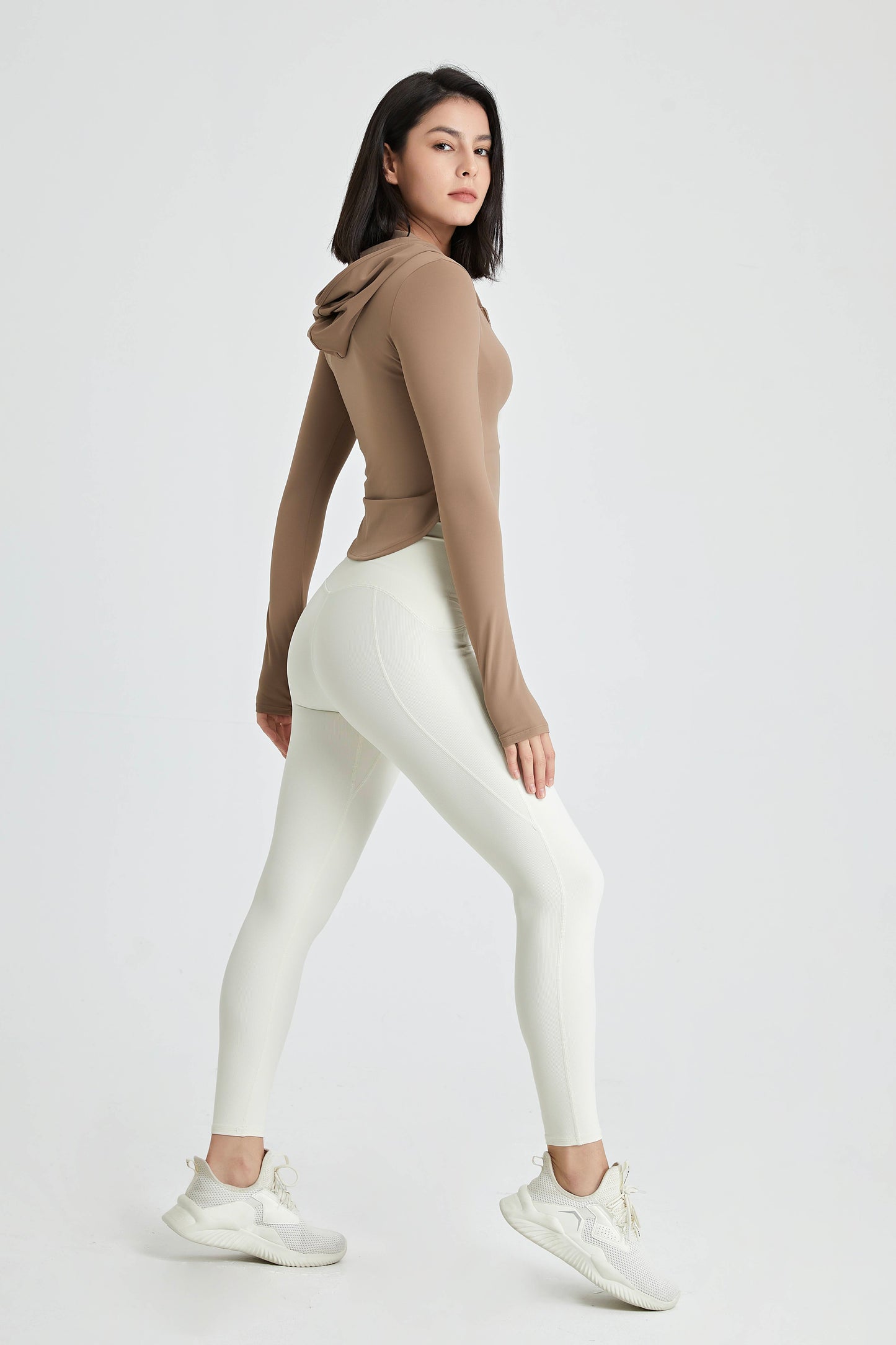 Half-Zip Hoodie High Stretch Bare Feeling