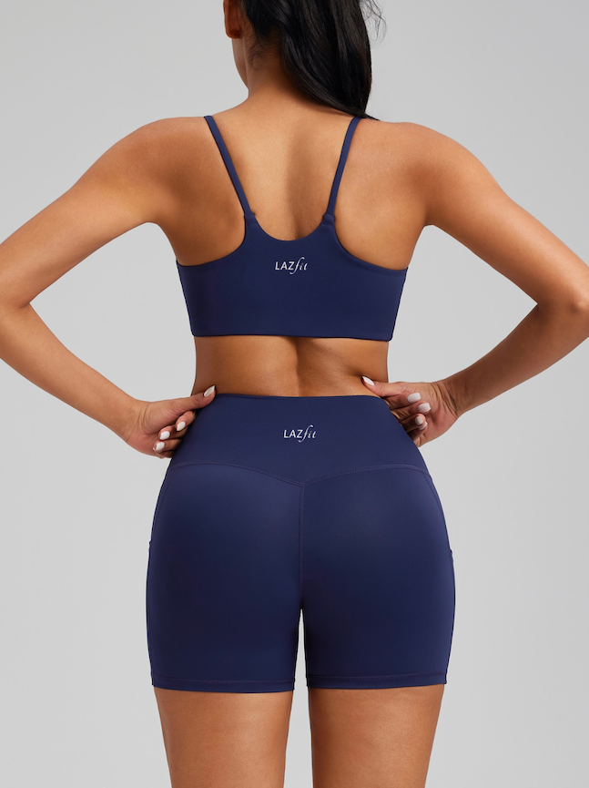 Hot Summer Beach Yoga Bra&Shorts Set Soft Cloudy Feel
